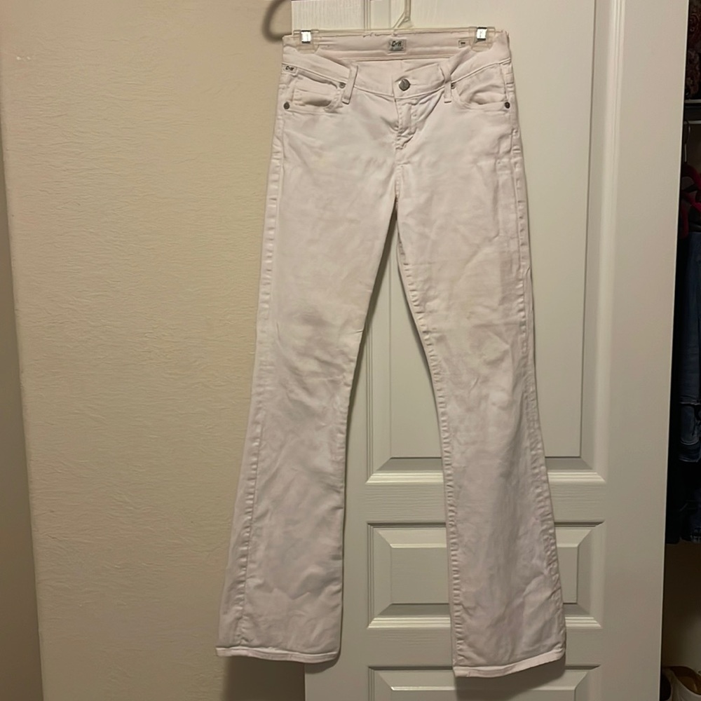 Citizen of humanity dita white jeans